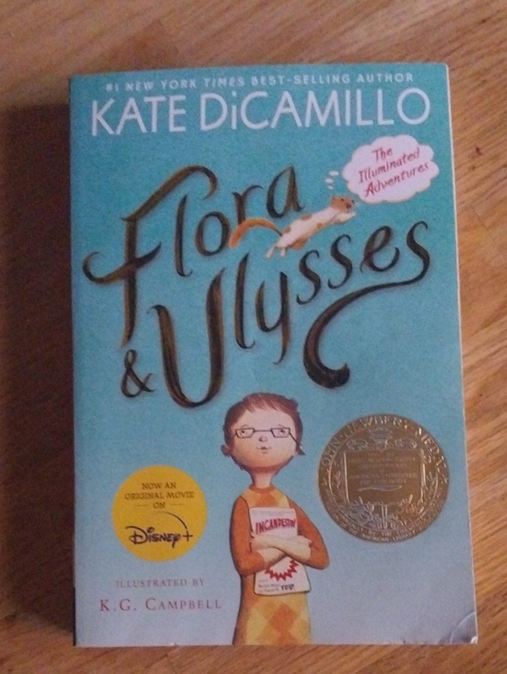 Flora & Ulysses by Kate DiCamillo - Teal Hardcover